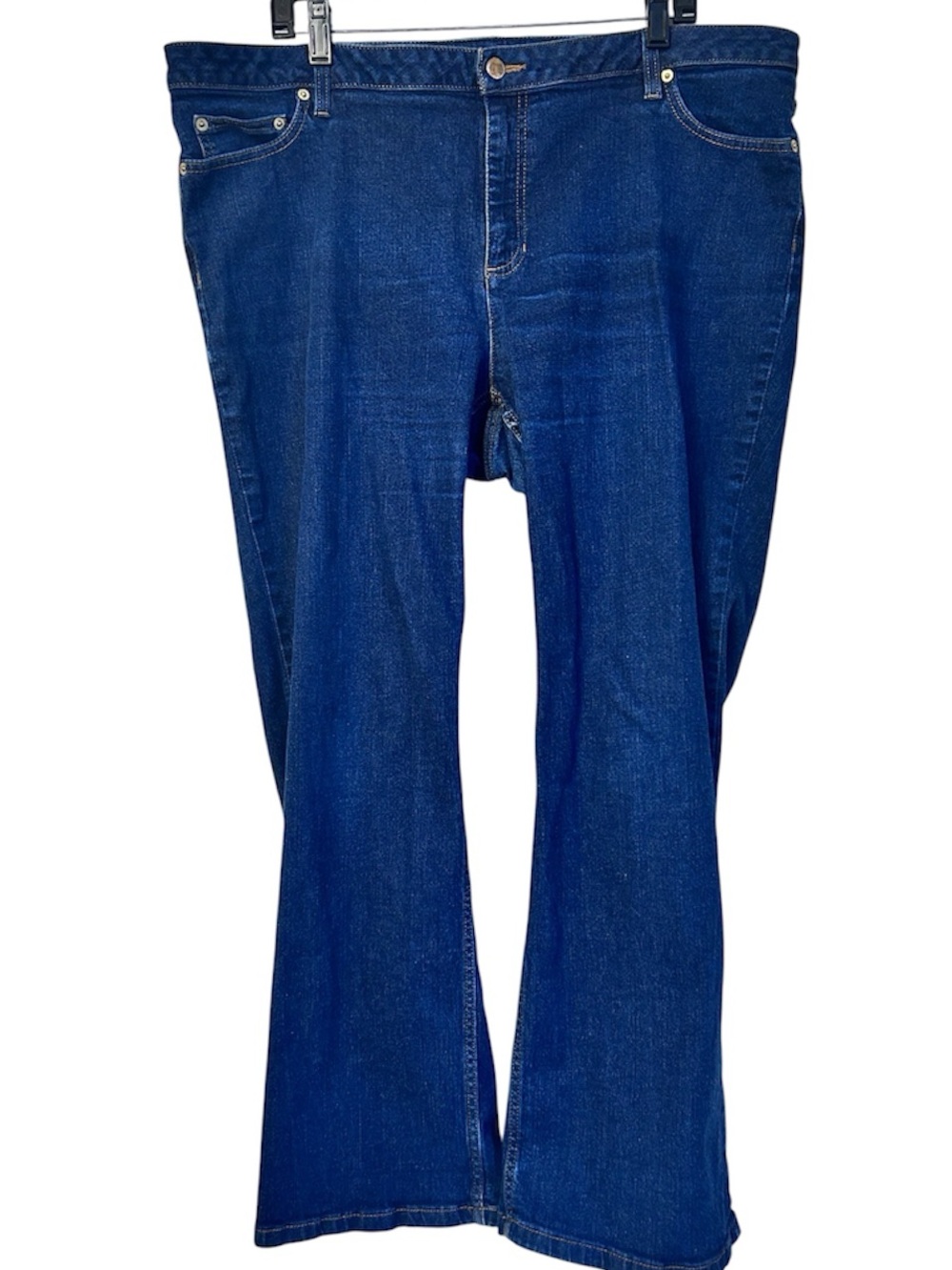Liz Claiborne Jackie dark rinse boot cut jeans, size 20W